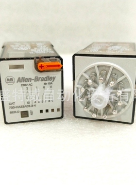 原装现货 700-HA33A03-3-4 美国AB 插针型继电器 11针10A 230 VAC