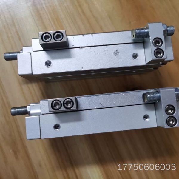亚德客滑台气缸，型号HLQ12X50SA，激光标签，图片