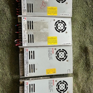 议价伟明电源，型号LRS-350-24，拆机品，外观有使用痕迹，