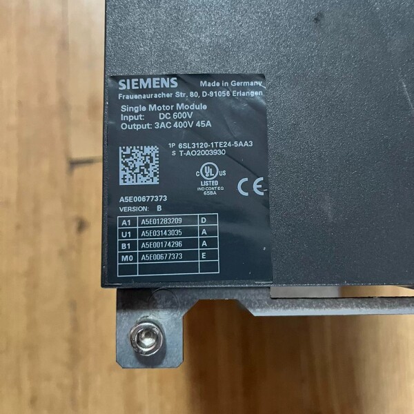 议价"6SL3120-1TE24-5AA3,面板有瑕疵，功能好，"