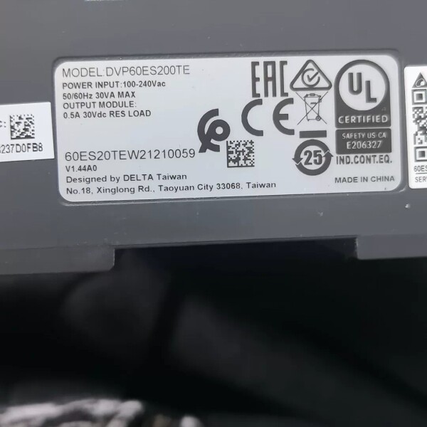议价台达PLC，DVP60ES200TE维修