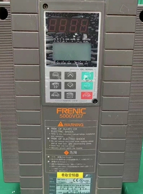 议价拆机富士5000VG7变频器FRN7.5vG7S-4测试38