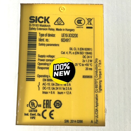全新现货德国西克SICK继电器UE10-3OS2D0 订货号议价