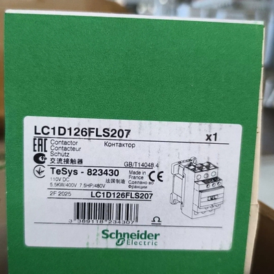 LC1D126FLS207交流接触器，未拆封，法国;议价