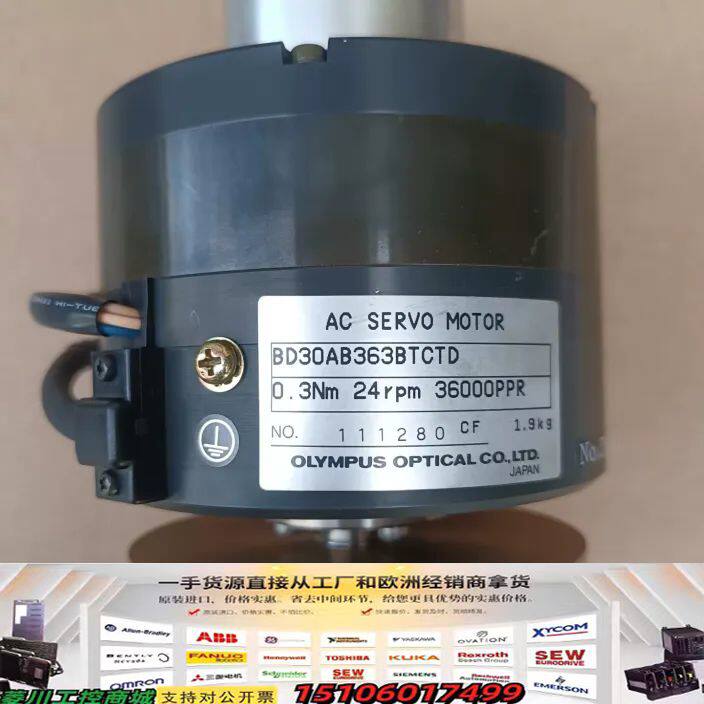 日本AC SERVO马达BD30AB363BTCTD，拆机成议价