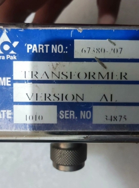 利乐 变压器67380-207  ，，成色如图，