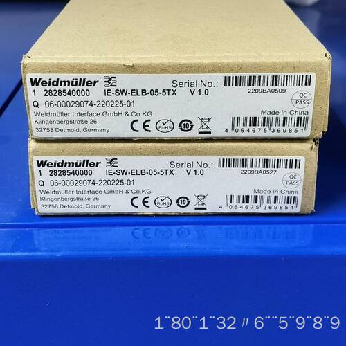IE-SW-ELB-05-5TX，魏德米勒正品 工业交换