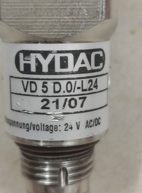VD 5D.0/-L24德国贺德克HYDAC传感器功能正常。议价