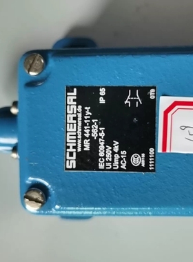 议价德国施迈赛限位开关MR 441-11y-t，蓝色外壳，工业级维修