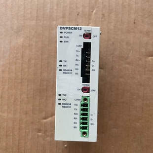 PLC模块，型号:DVPSCM12-SL。正常使用