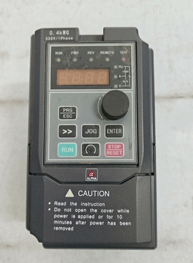 阿尔法变频器ALPHA6000E-S2R4GB 0.4KW详谈