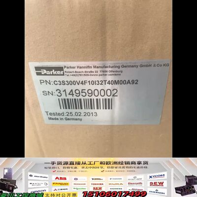 派克伺服驱动器 C3S300V4F10I32T40M00A9议价