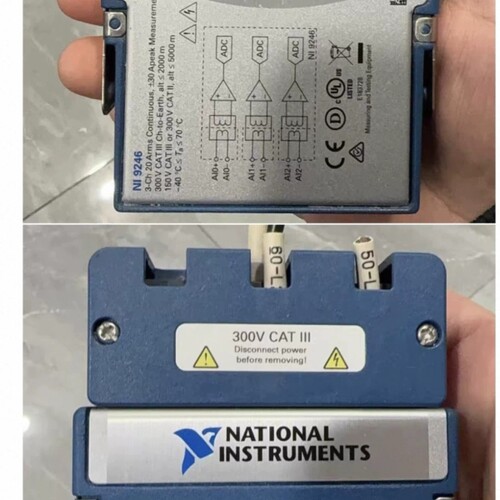 原装正品NI 9246三通道电流输入模块，50 Arms