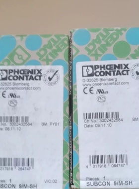 议价德国接线端子SUBCON 9/M-SH，型号27议价