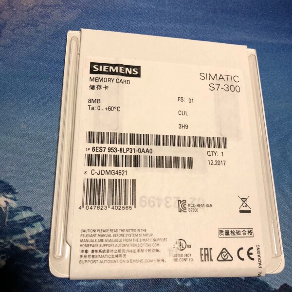 SIEMENS S7300 CPU存储卡，8M，型号:6ES议价