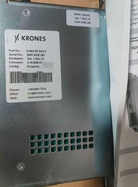 议价克朗斯驱动备件号0903076932