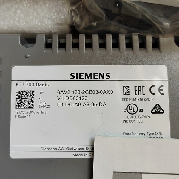 触摸屏，型号6AV2123-2GB03-0AX0，全新议价