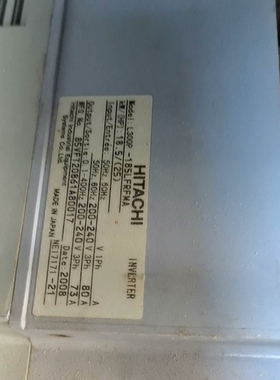 ，日立变频器 L300P-185LFRFMA18.5KW