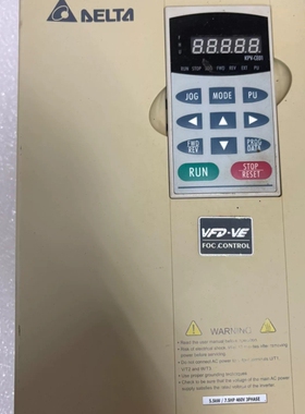 VFD055V43A-2台达变频器5.5KW 380