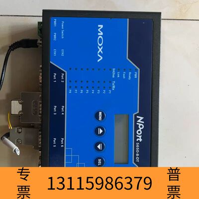 众桦MOXA摩莎NPort 5610-8-DT工业级串口服务器