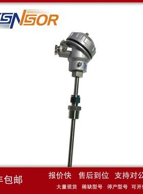 ZYSENSOR温度传感器PT100信号 FPT1/2活动螺纹 管径8mm 管长200mm