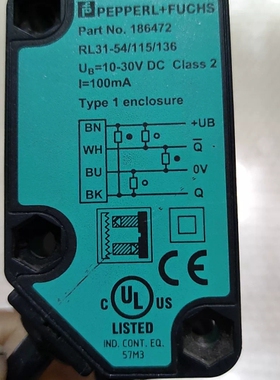 议价全新未倍加福PEPPERLFUCHS光电传感器RL31