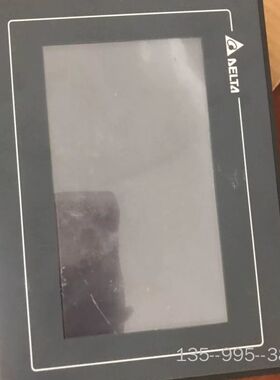 台达触摸屏DOP-107BV，显示2条杆，右边小块黑影，详谈