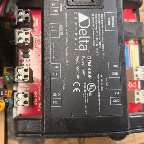 Delta DFV-400P楼宇自控模块，件，功能正常，议价
