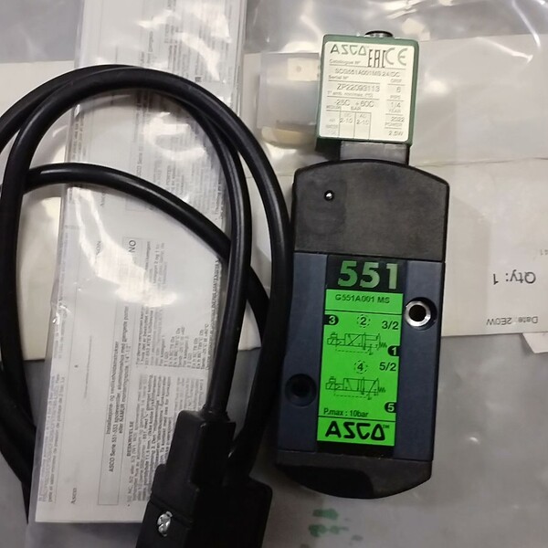 非标价ASCO 551鐢电闃�锛屽叏鏂板師瑁咃紝鍨嬪彿SCG551A001M议