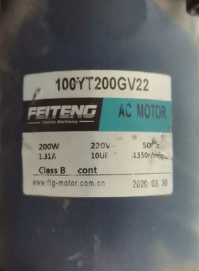 议价飞腾FEITENG电机，型号100YT200GV22，200