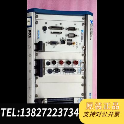 NI PXI 1042成色如图。外观完整，整机带有4张卡，分