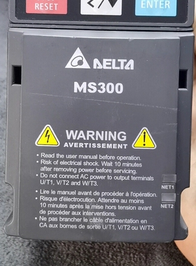 台达MS300系列200W变频器  VFD1A6MS21AN