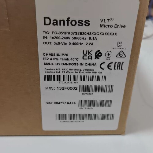 全新原装正品丹佛斯变频器，型号：FC-051PK37S2E2