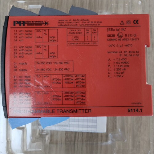 机械PR5114B可编程发射机议价