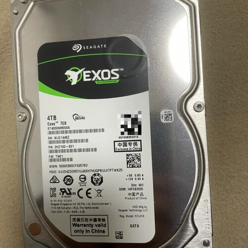 希捷ST 4000NM000A是一款4TB容量的3.5英寸企