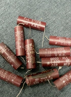 美國GOOD ALL 600UE 0.033uf 200V朱