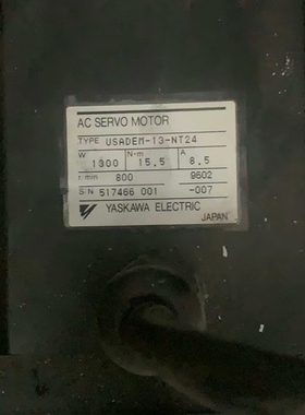 安川伺服马达USADEM-13-NT25    USAD