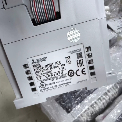 议价PLC FX5U-80MT/ES主机+扩展模块FX5-1