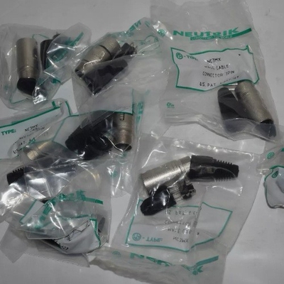 TC NEUTRIK德国 Tipo NC3FX电缆接头3PIN - Lote De 7 - Nuevo