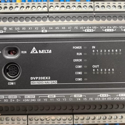 台达PLC DVP20EX200R，8DI/6DO/4AI/议价