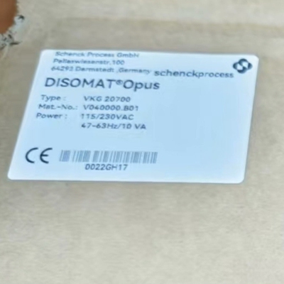 德国申克SCHENCK控制器VKG20700 V040000