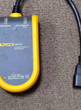 电压纪录片仪福禄克FLUKE VR1710单携式单相电能详谈