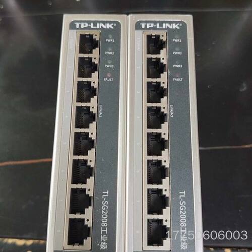 TP-LINK工业级交换机，型号TL-SG2008，8口全千