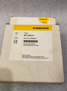 议价图尔克，TURCK安全栅IM1-22Ex-R 7541231维修