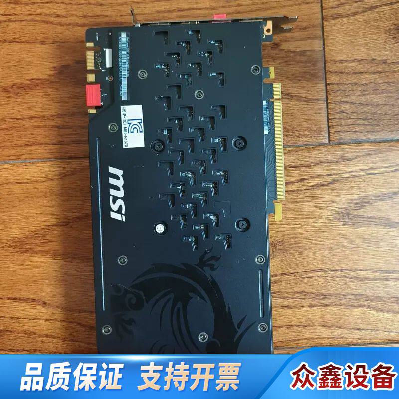 真品MSI GTX1070 GAMING X 8G显卡，