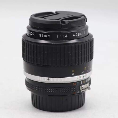 原装正品尼康Ais35/1.4手动广角！90新 镜片 镜内议价