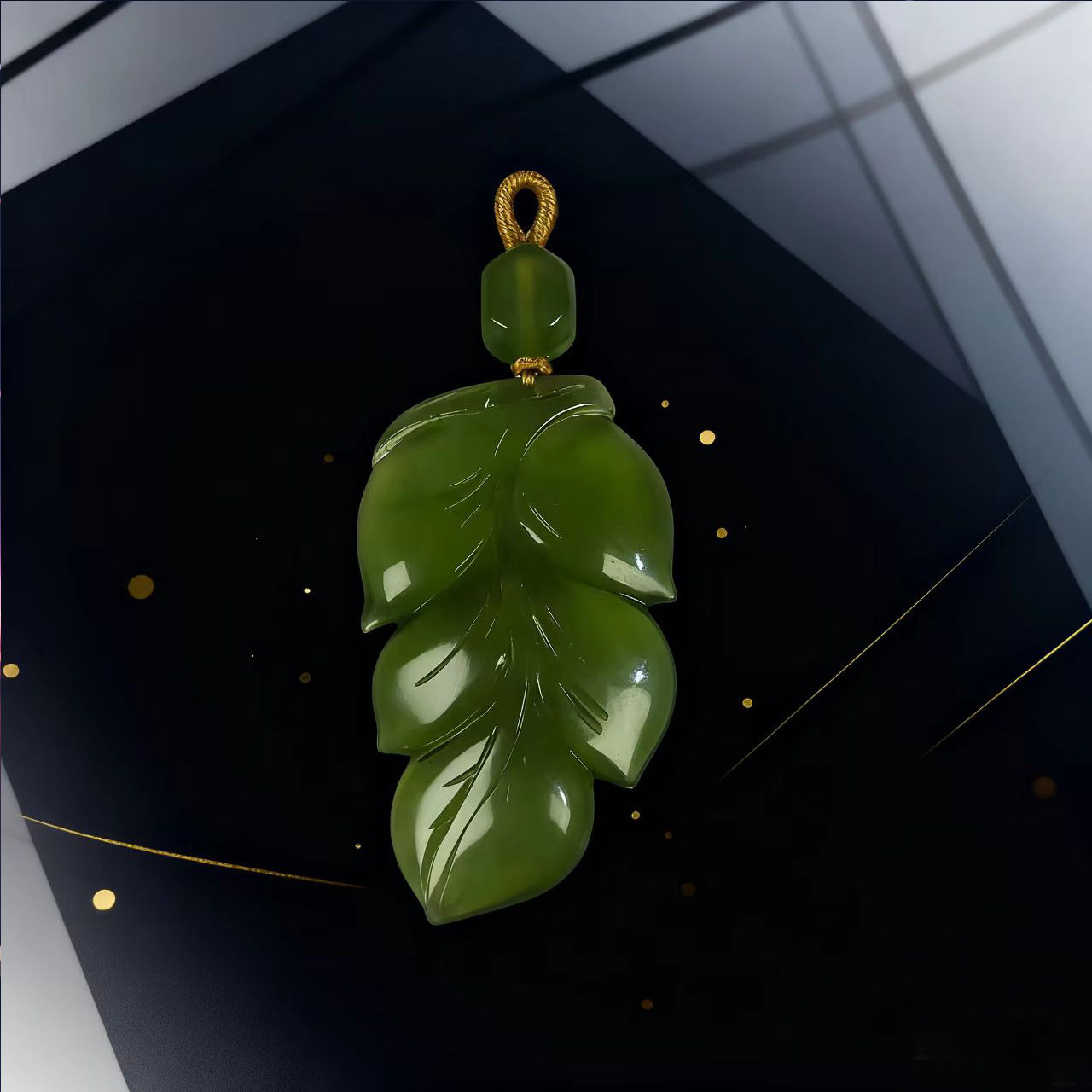 岫玉老料180叶子