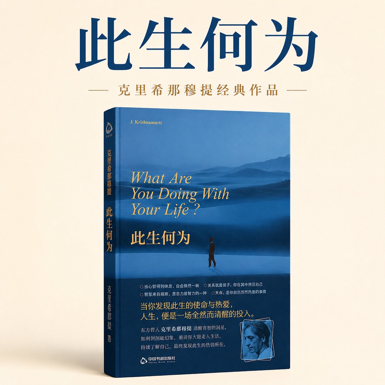 【拒绝精神内耗】此生何为 人生意义心理疗愈心灵修养修身养性 克里希那穆提 向内看清自己追求自我拒绝二手人生 励志读物答案正版