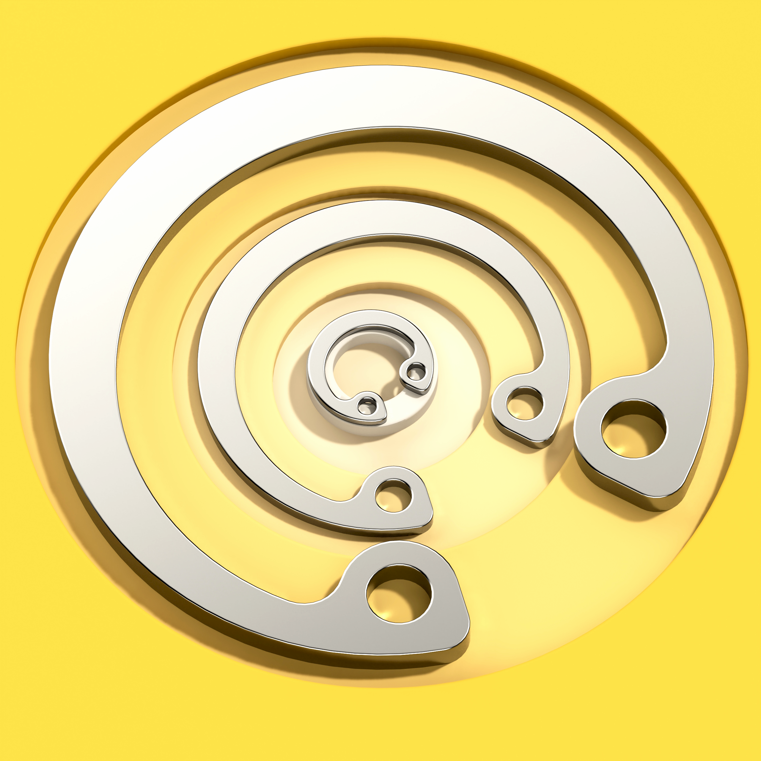 304不锈钢孔用弹性挡圈