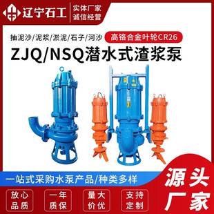 厂家直销渣浆泵ZJQ潜水泵抽泥沙泵河道清淤泵耐腐蚀耐磨吸沙泵